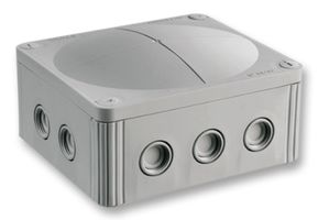 WISKA COMBI 1210/5 JUNCTION BOX, PP, GREY, 160X140X81, IP67