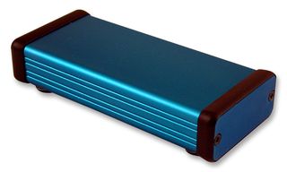 HAMMOND 1455C1201BU ENCLOSURE, ALUMINIUM, BLUE, 120X54X23MM