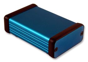 HAMMOND 1455C801BU ENCLOSURE, ALUMINIUM, BLUE, 80X54X23MM