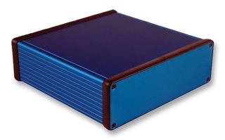 HAMMOND 1455T1601BU ENCLOSURE, ALU, BLUE, 160X165X51.5MM