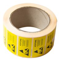 MULTICOMP PRO 055-0084 LABEL, ESD CAUTION, GERMAN, YEL, PK1