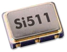 SILICON LABS 511BBA100M000BAG OSC, 100MHZ, +/-50PPM, 3.3V, SMD