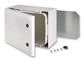 FIBOX ARCA 406021 ENCLOSURE, CABINET, POLYCARBONATE, GREY