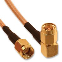 AMPHENOL RF 135103-03-M0.25 COAXIAL CABLE, RG316/U, SMA PLUG, 0.25M