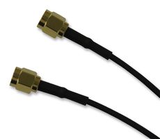 AMPHENOL RF 135101-02-M0.50 COAXIAL CABLE, RG174/U, SMA PLUG, 0.5M