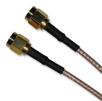 AMPHENOL RF 135101-03-M0.50 COAXIAL CABLE, RG316/U, SMA PLUG, 0.5M