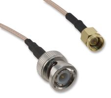 AMPHENOL RF 245101-01-M1.00 COAXIAL CABLE, RG316/U, SMA-BNC PLUG, 1M