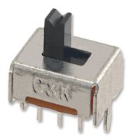 C&K COMPONENTS OS202011MS2QN1 Slide Switch, DPDT, Vertical, Through Ho