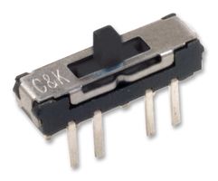 C&K COMPONENTS JS203011CQN Slide Switch, JS Series, DP3T, Vertical,