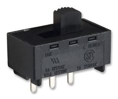 C&K COMPONENTS L102011MS02Q Slide Switch, SPDT, Vertical, Through Ho
