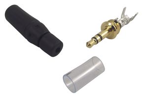 AMPHENOL AUDIO KS3PB-AU Phone Audio Connector, Plug, 3, Cable Mo