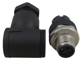 PHOENIX CONTACT 1408985 SENSOR/ACTUATOR PLUG, R/A, M12, 4POS