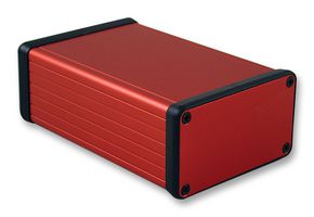 HAMMOND 1455K1201RD PCB BOX ENCLOSURE, ALUM, RED