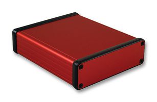 HAMMOND 1455L1201RD PCB BOX ENCLOSURE, ALUM, RED