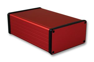 HAMMOND 1455N1601RD PCB BOX ENCLOSURE, ALUM, RED