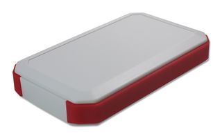 TAKACHI WH145-25-M2-WR HANDHELD ENCLOSURE, ABS, WHITE/RED