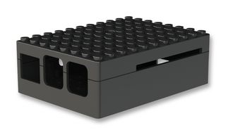 MULTICOMP PRO CBPIBLOX-BLK. PIBLOX RASPBERRY PI ENCLOSURE - BLACK