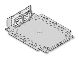 NVENT SCHROFF 24827154 FAN HOLDER WITH FAN, 2 FAN