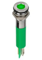 APEM Q8F1CXXHG220E LED INDICATOR, PANEL, 8MM, GREEN, 220VAC