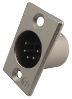 NEUTRIK NC5MP XLR Audio Connector, Plug, 5, Panel Moun