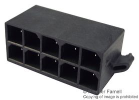 MOLEX 76829-0010 CONNECTOR, HEADER, 10POS, 2ROW, 5.7MM