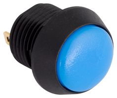 EOZ FL13NB PB SWITCH, SPST-NO, 0.1A, 24VDC, BLUE