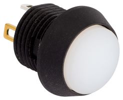 EOZ FL13DRB5 PUSHBUTTON SWITCH, SPST-NO, BLUE/RED