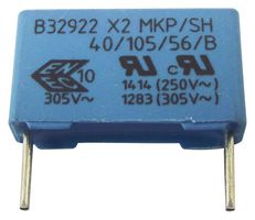 TDK B32922C3224K000 CAP, SUP, X2, PP, 0.22UF, 305VAC, RAD