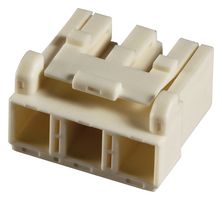 TE CONNECTIVITY - AMP 3-2232875-1 CONNECTOR HOUSING, PLUG, 3POS, 1ROW, 6MM
