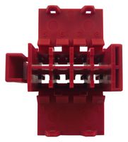 TE CONNECTIVITY - AMP 927367-1 RECEPTACLE HOUSING, 8POS, NYLON, RED