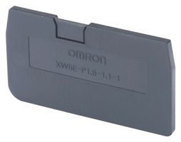 OMRON INDUSTRIAL AUTOMATION XW5E-P1.5-1.2-1 END COVER, DIN RAIL TERMINAL BLOCK