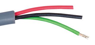 BELDEN 8443 UNSHLD FLEX CABLE, 3COND, 22AWG, PER M