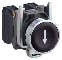 SCHNEIDER ELECTRIC XB4BA3351 INDUSTRIAL PB SWITCH, SPST-NO, 6A, 120V