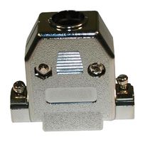 NORCOMP 977-015-020R121 D SUB BACK SHELL, 180DEG, SIZE DA, ABS