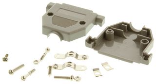 NORCOMP 977-025-010R031 BACKSHELL, 180 DEG, 25POS, ABS
