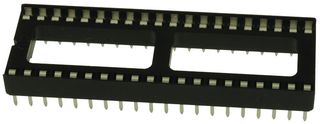 AMPHENOL COMMUNICATIONS SOLUTIONS DILB40P-223TLF DIP SOCKET, 40POS, 2ROW, 2.54MM, TH