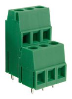 CAMDENBOSS CTBPDDVG/3 TB, WIRE TO BRD, DBL DECK, 6POS, 12AWG