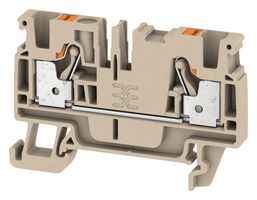 WEIDMULLER 2051180000 TERMINAL BLOCK, DIN RAIL, 2POS, 12AWG