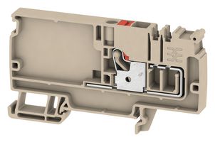 WEIDMULLER 1989780000 TERMINAL BLOCK, DIN RAIL, 1POS, 8AWG