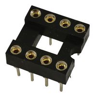 PRECI-DIP 110-87-308-41-001101 DIP SOCKET, 8POS, 2.54MM, TH