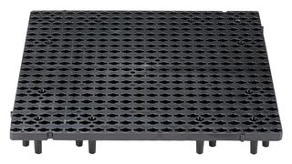 PANDUIT QB-TILE GRID TILE, 1 X 1 , ABS, HARNESS, BLACK