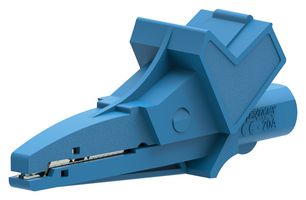 MULTICOMP PRO 76-1556 ALLIGATOR CLIP, 22MM, BLUE, 20A