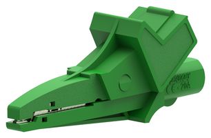 MULTICOMP PRO 76-1558 ALLIGATOR CLIP, 22MM, GREEN, 20A