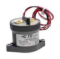 KILOVAC - TE CONNECTIVITY CAP120ASANG CONTACTOR, 1-POLE, SPST-NO, 28VDC, PANEL
