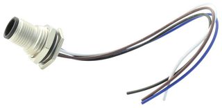 AMPHENOL LTW M12A-04PFFC-SH8B15 SENSOR CORD, 4P, M12 RCPT-FREEEND, 150MM