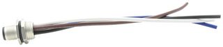 AMPHENOL LTW M12T-04PMMS-SH8B15 SENSOR CORD, 4P, M12 PLUG-FREEEND, 150MM