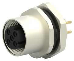TE CONNECTIVITY T4143512041-000 SENSOR CONNECTOR, M12, RCPT, 4POS, PANEL