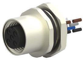 TE CONNECTIVITY T4171310005-001 SENSOR CORD, 5P M12 RCPT-FREE END, 0.2M