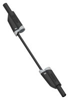 MULTICOMP PRO 76-027 TEST LEAD, 4MM BANANA PLUG-PLUG, BLK, 1M