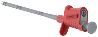 MULTICOMP PRO 76-061 PINCER CLIP W/ 4MM BANANA JACK, RED